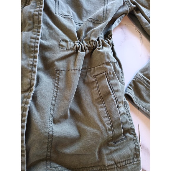 Old Navy Women's Green Cargo Jacket Military Style Size XS Lightweight Utility - Picture 9 of 16